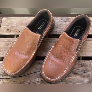 Rockport Works Men’s Composite Toe Slip On Work Shoe. Size 8.5